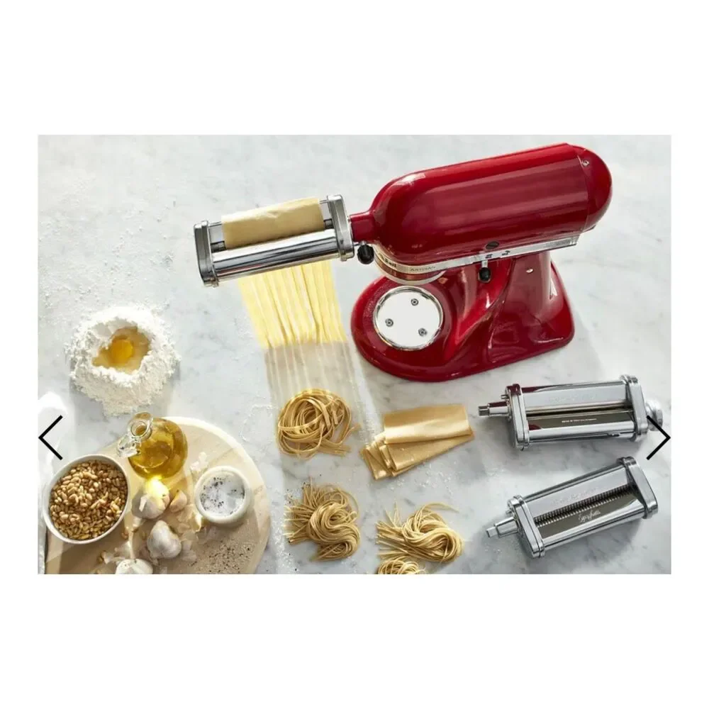 NEW KitchenAid 3-Piece Pasta Roller & Cutter Set